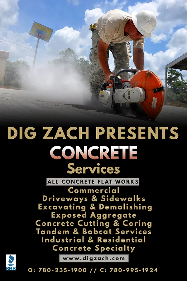 Concrete Services Poster DIG ZACH